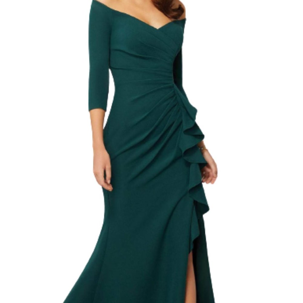 SALE - MGNY By Mori Lee 72424SC Evening Dress Black Size 12